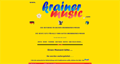 Desktop Screenshot of krainer-music.com