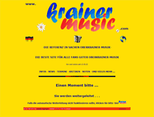 Tablet Screenshot of krainer-music.com